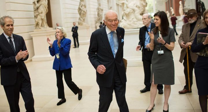 2014년 메트로폴리탄 미술관에서 열린 입체파 작품 컬렉션 언론 시사회에 참석한 레너드 로더.(출처: WSJ) 2025.06.15. *재판매 및 DB 금지