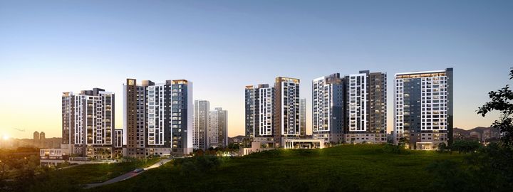 HDC현대산업개발, '대구 범어 2차 아이파크' 투시도. (사진=HDC현대산업개발 제공) *재판매 및 DB 금지