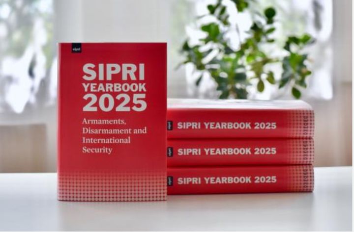 [서울=뉴시스] 스톡홀름 국제평화연구소(SIPRI)가 16일 발간한 ‘연감 2025’.(사진출처=SIPRI) 2025.06.16. *재판매 및 DB 금지