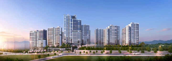 검단호수공원역 중흥S-클래스 투시도. (사진=중흥토건 제공) *재판매 및 DB 금지