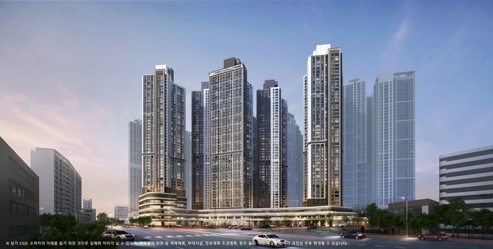 [서울=뉴시스] 대전 하늘채 루시에르 투시도. (사진=코오롱글로벌 제공) 2025.06.16. photo@newsis.com *재판매 및 DB 금지