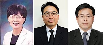 왼쪽부터 최영미.박영균.이찬동 3급 부이사관 승진자. *재판매 및 DB 금지