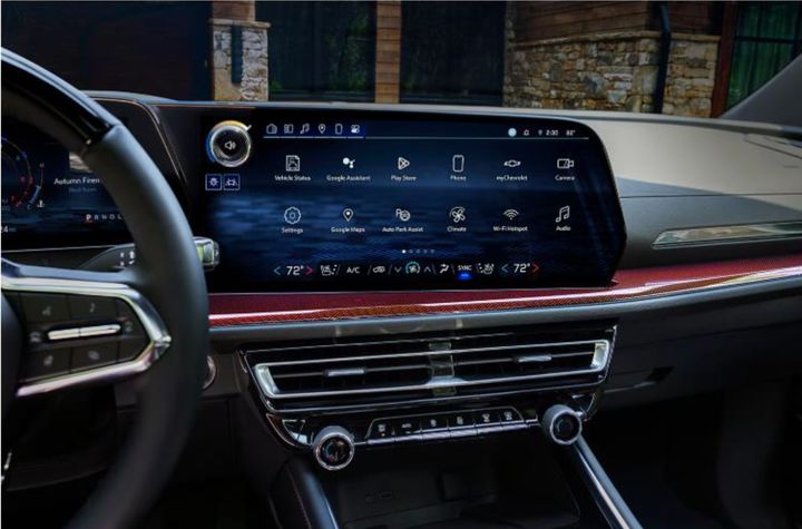 [서울=뉴시스]쉐보레 트레비스에 적용된 차량용 디스플레이 패널. photo@newsis.com *재판매 및 DB 금지