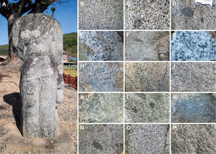 [서울=뉴시스] 경상남도 함안군 대산리사지에 현존하는 석조보살입상 (사진=불교문화유산연구소 제공) 2025.06.16. photo@newsis.com *재판매 및 DB 금지