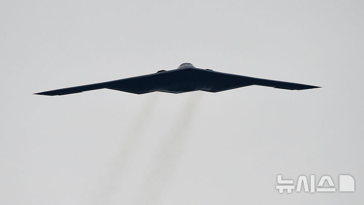 [앨라배마=AP/뉴시스] 미국 공군 B-2 스텔스 폭격기. (사진=뉴시스DB) 2025.06.22.