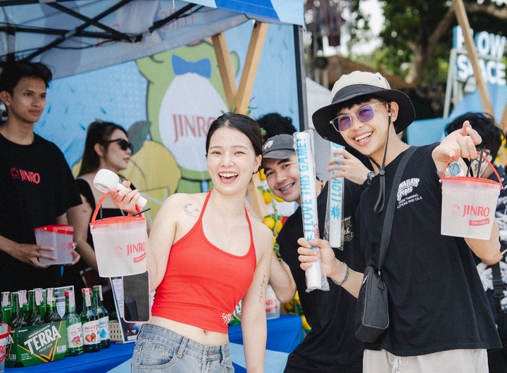 [서울=뉴시스] 하이트진로 태국 ‘새멧 인 러브 뮤직 페스티벌 2025(Samed in Love Music Festival 2025)’ 행사 현장 이미지.(사진=하이트진로 제공) *재판매 및 DB 금지