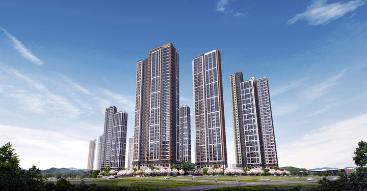 [서울=뉴시스] 원주역 우미린 더 스텔라 투시도. (사진=우미건설 제공) 2025.06.17. photo@newsis.com *재판매 및 DB 금지