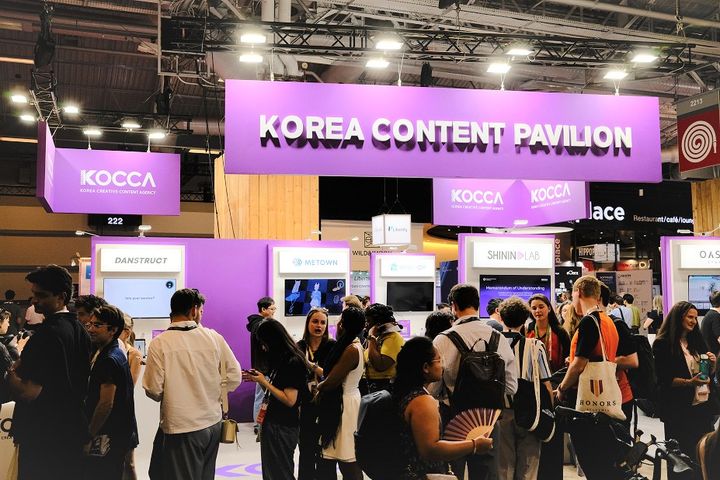 콘진원은 지난 6월 11일부터 14일까지 프랑스 파리에서 열린 '비바테크 2025'에서 K-콘텐츠 스타트업 공동관을 운영했다. (사진=콘진원 제공) *재판매 및 DB 금지