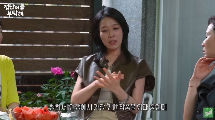 [서울=뉴시스] 16일 유튜브 채널 '김정난'에는 '에미나이들 어서오라 김정난과 명품 여배우 모임'이라는 제목으로 배우 김선영, 차청화, 장소연이 출연한 영상이 공개됐다. (사진=유튜브 채널 '김정난' 화면 캡처) 2026.06.17 photo@newsis.com *재판매 및 DB 금지