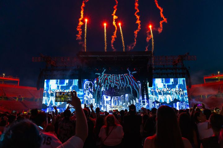 [서울=뉴시스] 스트레이 키즈 월드투어 올랜도 공연. (사진 = JYP엔터테인먼트 제공) 2025.06.17. photo@newsis.com *재판매 및 DB 금지