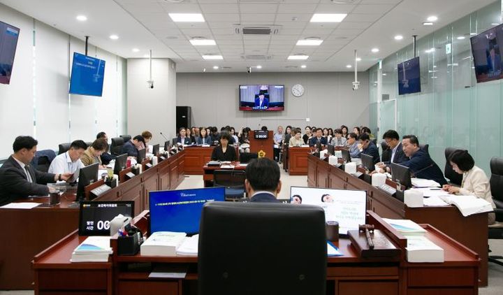 경기도의회 보건복지위원회 회의(사진=경기도의회 제공) *재판매 및 DB 금지
