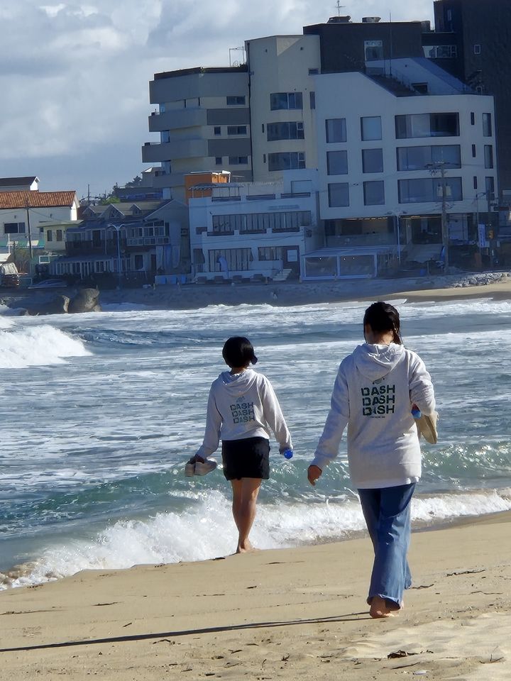 [양양=뉴시스] 지난해 해파랑길 걷기 행사 모습.(사진=양양군 제공)photo@newsis.com *재판매 및 DB 금지