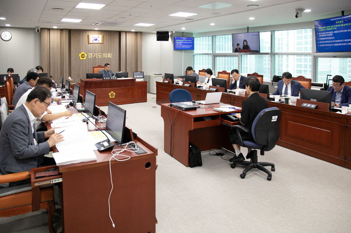 경기도의회 도시환경위원회 회의(사진=경기도의회 제공) *재판매 및 DB 금지