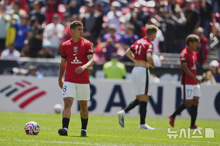 [시애틀=AP/뉴시스] 일본 프로축구 J1리그의 우라와 레즈. 2025.06.17.