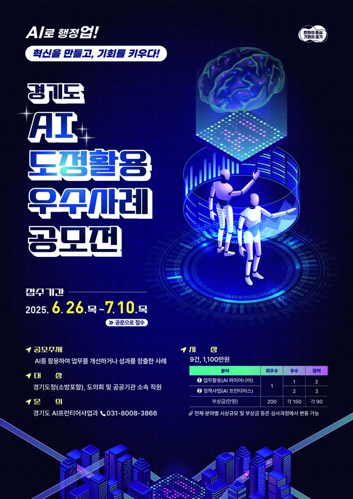  'AI 도정활용 우수사례 공모전'(사진=경기도 제공) *재판매 및 DB 금지