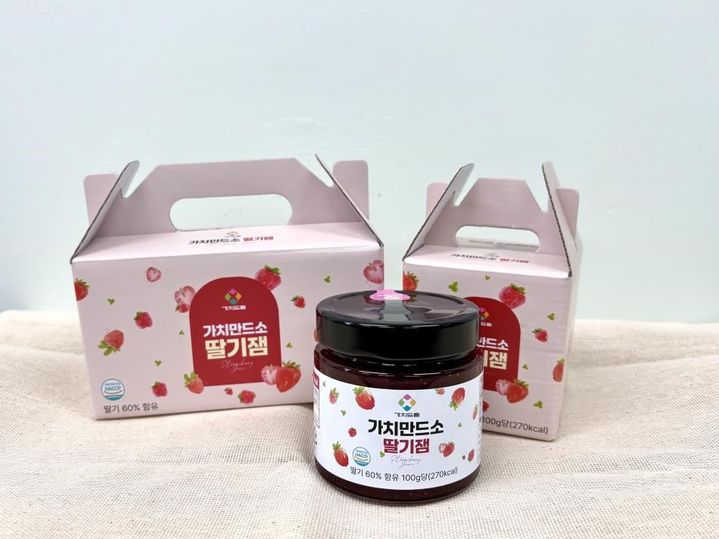 [서울=뉴시스] 충남 가치만드소에서 만든 딸기잼. (사진=장애인기업종합지원센터 제공) 2025.06.18. photo@newsis.com *재판매 및 DB 금지