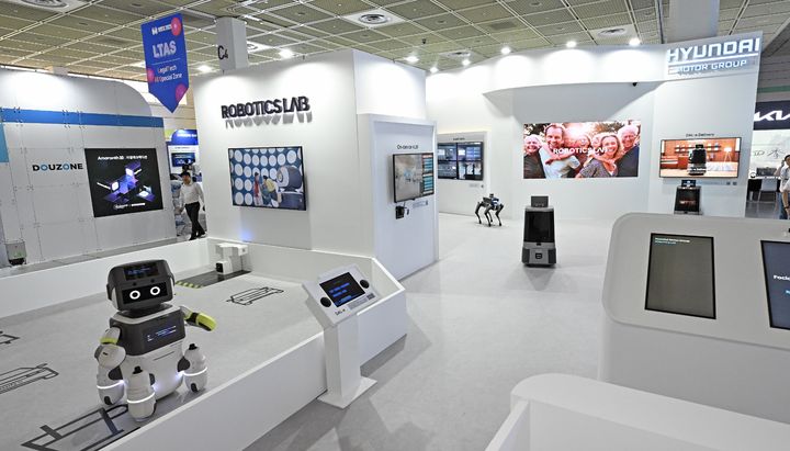 [서울=뉴시스] MARS 2025에 있는 현대차그룹 로보틱스랩 부스 전경. (사진=현대차그룹) 2025.06.18 photo@newsis.com *재판매 및 DB 금지 *재판매 및 DB 금지