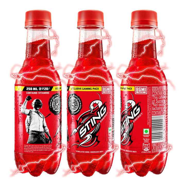 [서울=뉴시스] 크래프톤이 인도 기업들과 파트너십을 맺고 '배틀그라운드 모바일 인도(BGMI)'를 중심으로 현지 브랜드 생태계를 확장한다고 18일 밝혔다. 글로벌 식음료 기업인 펩시코 인도 법인과도 협업해 고카페인 에너지 음료 '스팅'을 BGMI 인게임 아이템과 오프라인 유통으로 연결하는 통합형 브랜드 캠페인을 전개했다. (사진=크래프톤 제공) *재판매 및 DB 금지