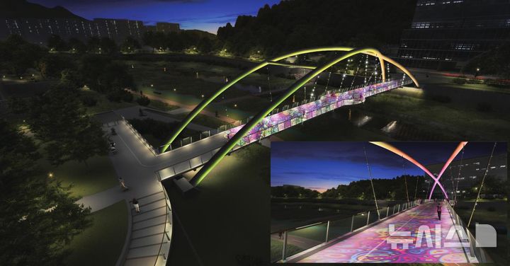 [고양=뉴시스] 경기 고양시 덕양구 창릉천 통일교 조감도.(사진=고양시 제공).photo@newsis.com