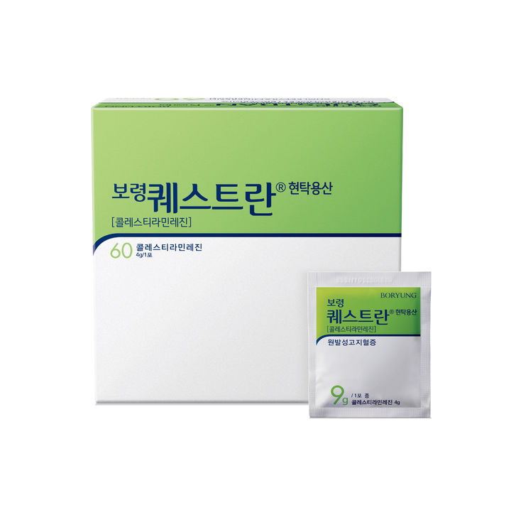 [서울=뉴시스] 고지혈증 치료제 '보령퀘스트란현탁용산' (사진=보령 제공) 2025.06.18. photo@newsis.com *재판매 및 DB 금지