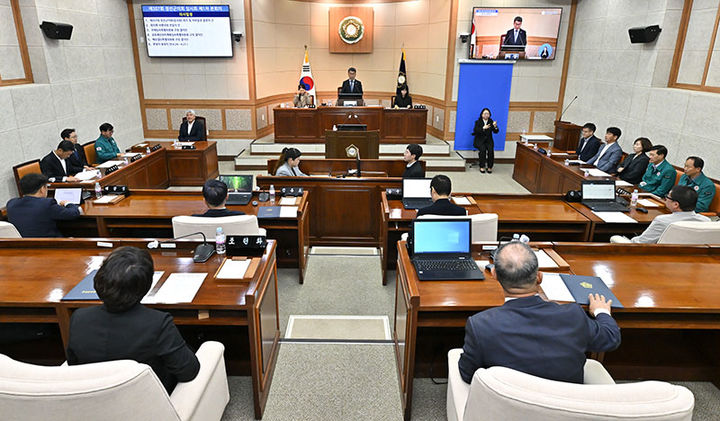 정선군의회 정례회 모습.(사진=정선군 제공) *재판매 및 DB 금지