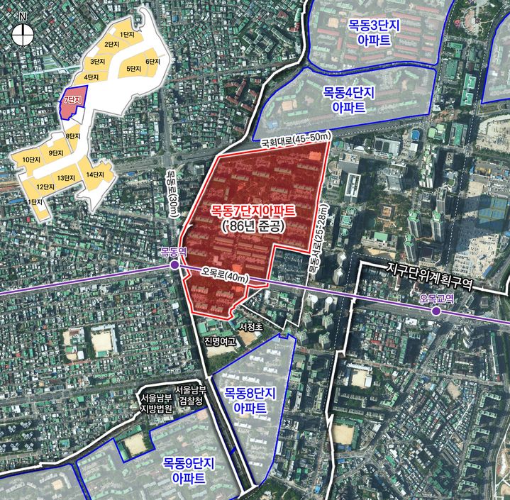 [서울=뉴시스] 목동 7단지 위치도. 2025.06.19 (사진 제공=서울시) photo@newsis.com *재판매 및 DB 금지