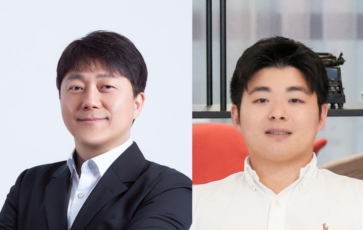 [울산=뉴시스] 울산과학기술원(UNIST) 임정호 교수(왼쪽)와 제1저자인 정시훈 연구원. (사진=UNIST 제공) 2025.06.19. photo@newsis.com *재판매 및 DB 금지