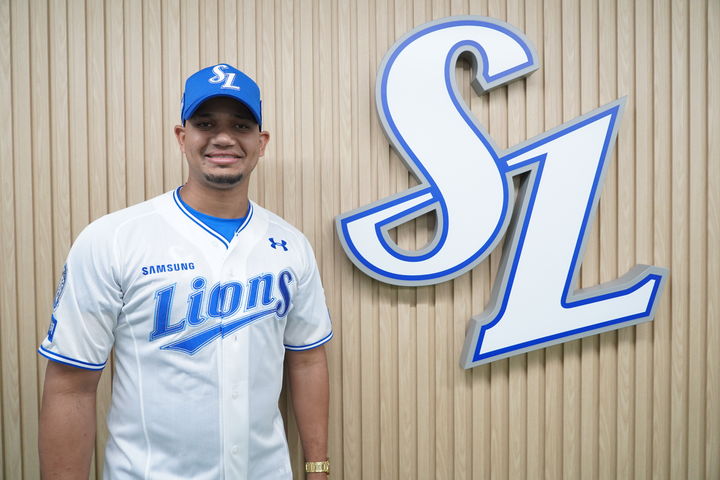 [서울=뉴시스=프로야구 삼성 라이온즈의 외국인 투수 데니 레예스를 대신해 영입된 헤르손 가라비토. (사진=삼성 라이온즈 제공) 2025.06.19. photo@newsis.com *재판매 및 DB 금지