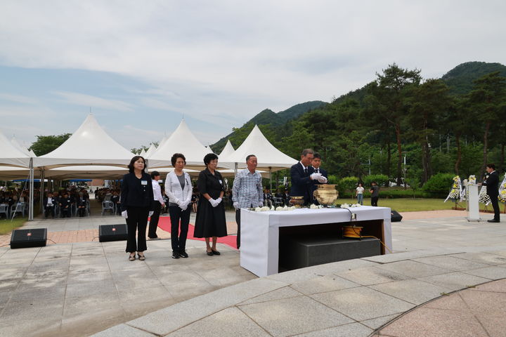 영동 노근리 사건 위패봉안관 준공…"191위 영령 양지로"