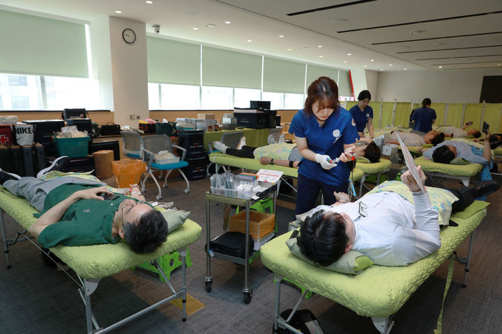 NH투자증권, 사랑의 나눔, 헌혈 행사' 개최