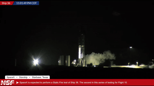 [서울=뉴시스] 스페이스X 스타십 36 폭발 장면.(영상=엑스 옛 트위터 갈무리) *재판매 및 DB 금지 *재판매 및 DB 금지