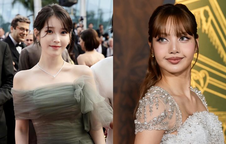 [뉴시스] 왼쪽부터 아이유와 블랙핑크 리사. (출처=아이유 인스타그램, AP) 2025.06.19. photo@newsis.com *재판매 및 DB 금지