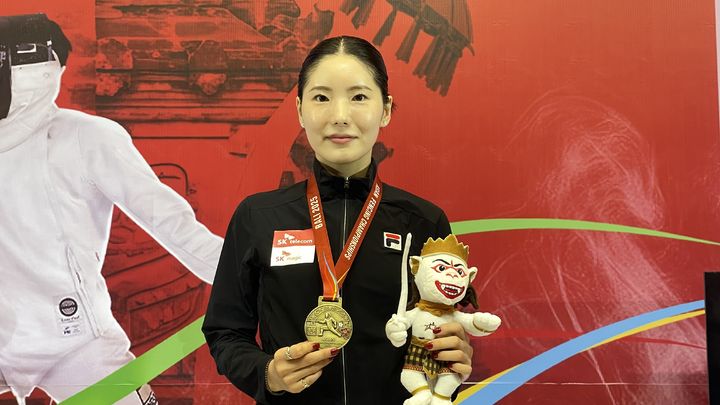 19일 인도네시아 발리에서 열린 2025 아시아펜싱선수권대회 여자 에페 개인전 결승에서 우승한 송세라(부산광역시청). 2025.06.19. (사진=대한펜싱협회 제공) *재판매 및 DB 금지