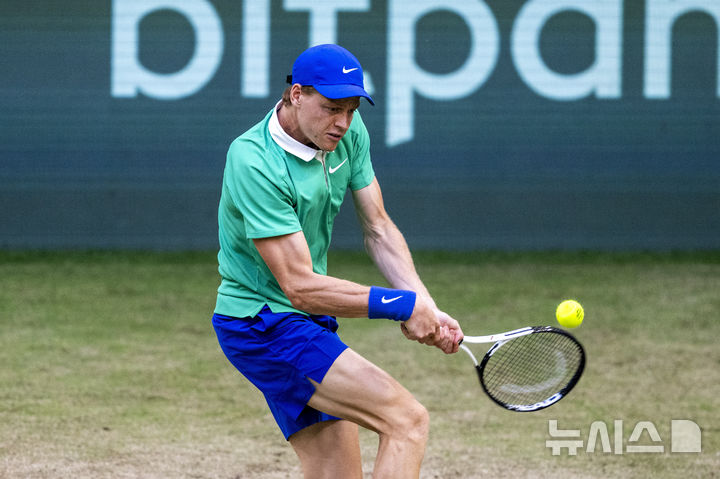 [할레=AP/뉴시스] 얀니크 신네르. 2025.06.19