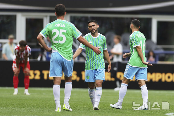 [시애틀=AP/뉴시스] 미국 프로축구 메이저리그사커(MLS) 시애틀 사운더스. 2025.06.19.