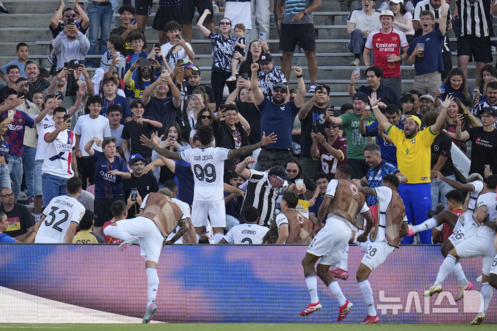 [패서디나=AP/뉴시스] 브라질 보타포구의 이고르 제주스. 2025.06.19.