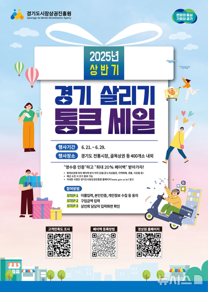 [안산=뉴시스]'2025년 상반기 경기 살리기 통큰 세일' 디지털 홍보자료.(사진=안산시 제공)2025.06.20.photo@newsis.com