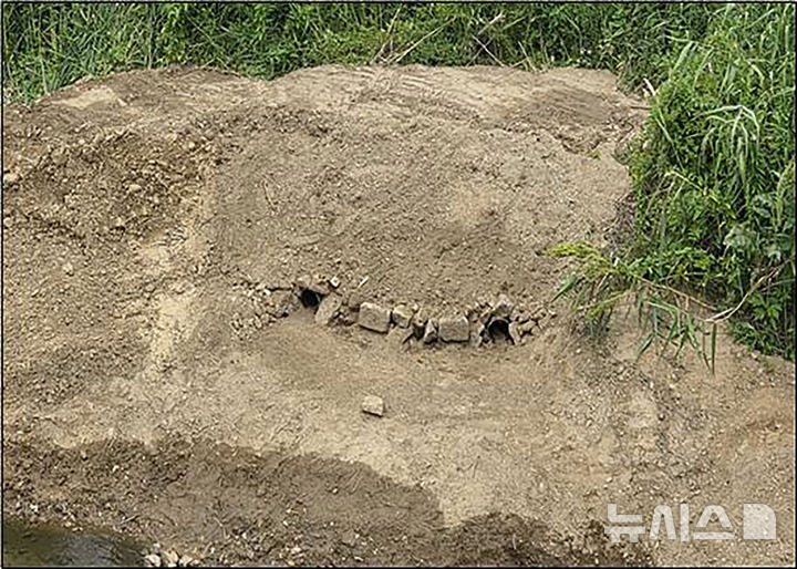 [성남=뉴시스] 성남 탄천과 동막천 합류 지점에 조성한 수달 서식처 (사진=성남시 제공) 2025.06.20.photo@newsis.com