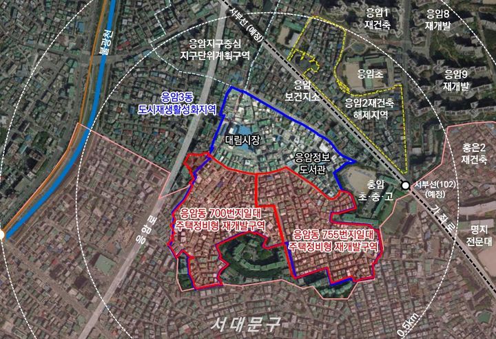 [서울=뉴시스] 은평구 응암동 700번지 및 755번지 일대 재개발 정비사업 본격 추진…내달 21일까지 재공람공고. 2025.06.20. (자료=은평구 제공) *재판매 및 DB 금지