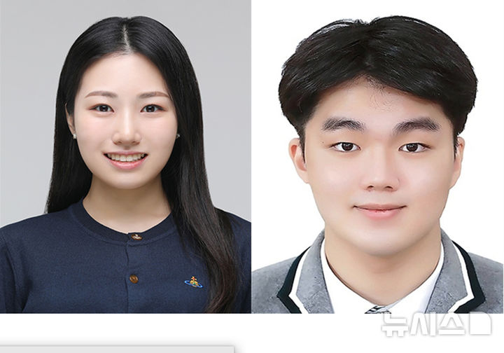 한국에너지공대(KENTECH·켄텍) 정자윤 학생(왼쪽)과 한서진 학생. (사진=켄텍 제공) photo@newsis.com *재판매 및 DB 금지