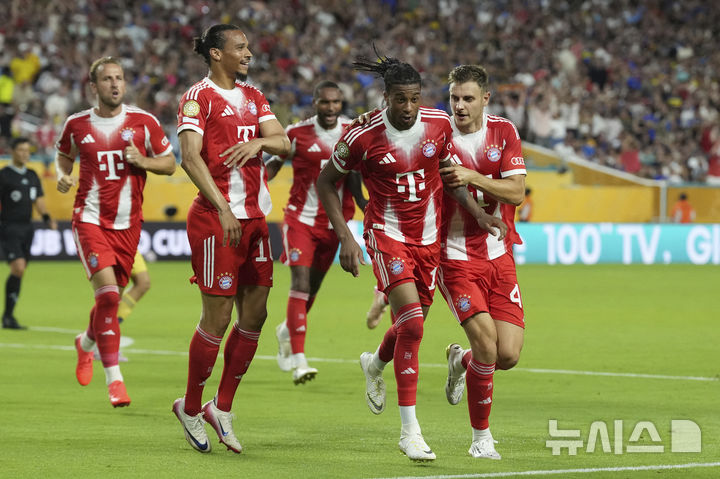 [마이애미가든스=AP/뉴시스] 독일프로축구 분데스리가 바이에른 뮌헨. 2025.06.20.