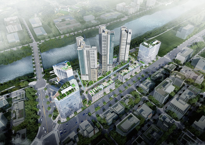 [부산=뉴시스] 현원개발이 최근 착공한 양산 신기2지구 복합도시의 조감도(사진=대원플러스 제공) 2025.06.21. photo@newsis.com *재판매 및 DB 금지