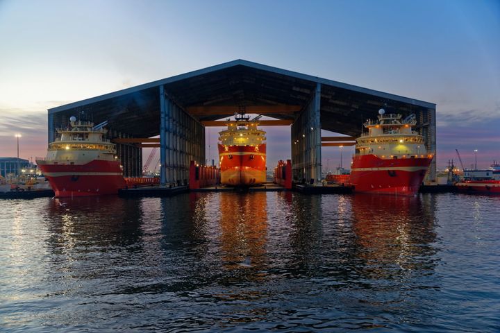 [서울=뉴시스] 에디슨 슈에스트 오프쇼어’의 조선소 전경. (사진=HD현대 제공) 2025.6.22. photo@newsis.com *재판매 및 DB 금지