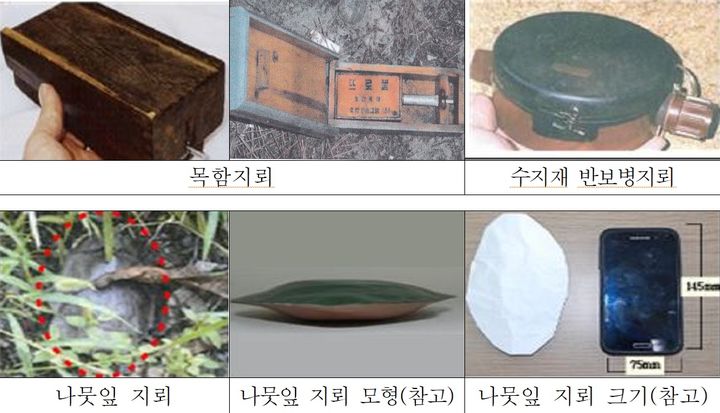[서울=뉴시스]북한 측이 매설한 지뢰 자료사진. (사진=합참 제공) 2025.06.22 *재판매 및 DB 금지