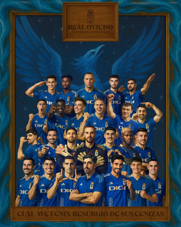 [서울=뉴시스] 25시즌 만에 스페인 프로축구 프리메라리가로 복귀한 레알 오비에도. (사진=레알 오비에도 SNS 캡처) *재판매 및 DB 금지