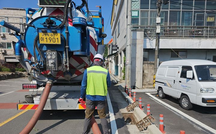 "침수 피해 예방" 보은군, 빗물받이 3600곳 정비 완료