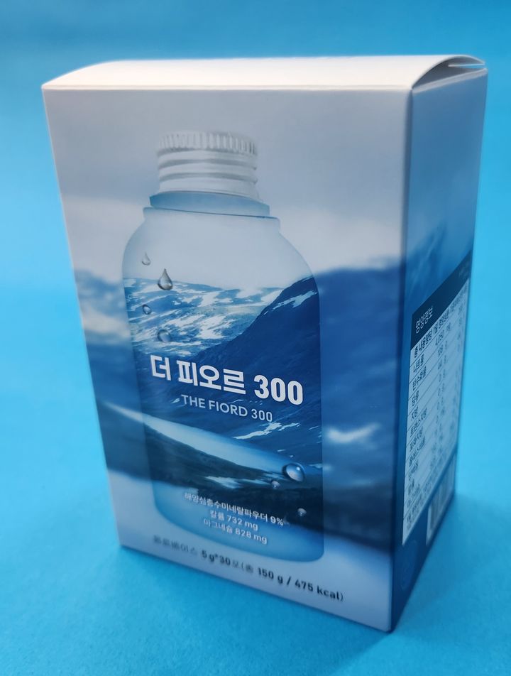 [강릉=뉴시스] 미네랄 함유 기능성 음료 '더 피오르300'(사진=엘에스과학기술원 제공)photo@newsis.com *재판매 및 DB 금지
