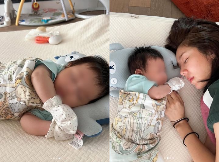 [서울=뉴시스] 손담비가 딸을 공개했다. (사진=손담비 인스타그램 캡처) 2025.06.23. photo@newsis.com  *재판매 및 DB 금지
