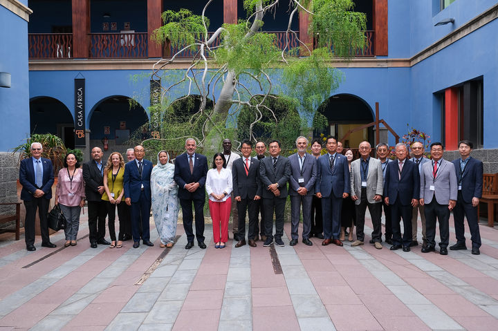 [부산=뉴시스] 스페인 라스팔마스 데 그란카나리아 대학교에서 '한·라스팔마스 국제 협력 세미나'가 진행되고 있다. (사진=한국해양수산개발원 제공) 2025.06.23. photo@newsis.com *재판매 및 DB 금지