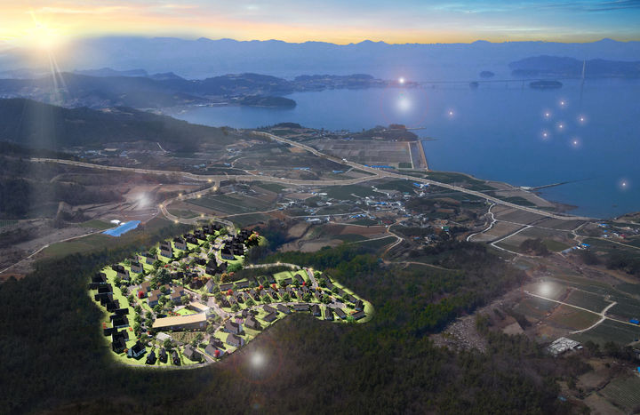 [고흥=뉴시스] 고흥 독일마을 조감도. (사진=고흥군 제공) 2025.06.23. photo@newsis.com *재판매 및 DB 금지